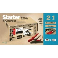 GYS NEOSTART 320 025301 Batterieladegerät + Starthilfegerät 12-24V 230V 6 GYS NEOSTART 320 025301 Batterieladegerät + Starthilfegerät 12-24V 230V -Werkzeug Store 025301 pack front