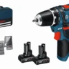 Bosch Akku Bohrschrauber GSR 12V-15 Mit 2 X 4,0 Ah Li-Ion-Akku In Tasche Mit Zubehör 0615990HV1