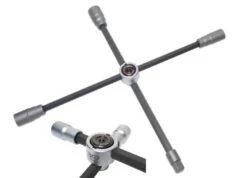 BGS LKW-Radkreuz | Faltbar | Vierkant | SW 24 X 27 X 32 X 20 Mm (3/4") – 1458 -Werkzeug Store 1458533bd9d5e03d6