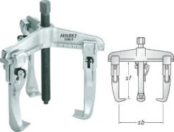 HAZET Schnellspann-Abzieher 3-armig 1786F-16