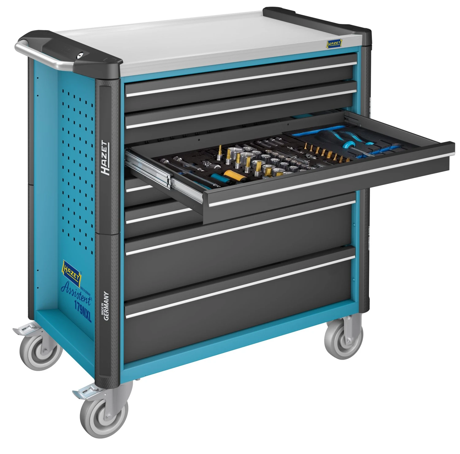 HAZET Werkstattwagen Assistent Mit 8 Schubladen 179NXL-8 19 HAZET Werkstattwagen Assistent Mit 8 Schubladen 179NXL-8 – Bild 17