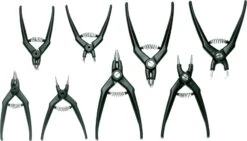 HAZET Sicherungsring-Zangen Satz 8-teilig 1845/8