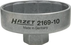 HAZET Ölfilter-Schlüssel 10mm 3/8 Zoll Außen-14-kant 2169-10