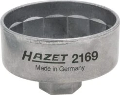 HAZET Ölfilter-Schlüssel Vierkant Hohl 10mm 3/8 Zoll Außen-14-kant Profil 2169