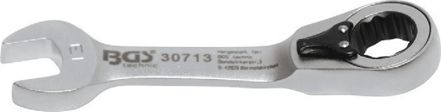 BGS Ratschenring-Maulschlüssel | Kurz | Umschaltbar | SW 13 Mm – 30713 3 BGS Ratschenring-Maulschlüssel | Kurz | Umschaltbar | SW 13 Mm – 30713