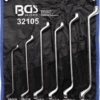 BGS Doppel-Ringschlüssel-Satz | Gekröpft | Zollgrößen | SW 1/4" - 3/4" | 6-tlg. – 32105