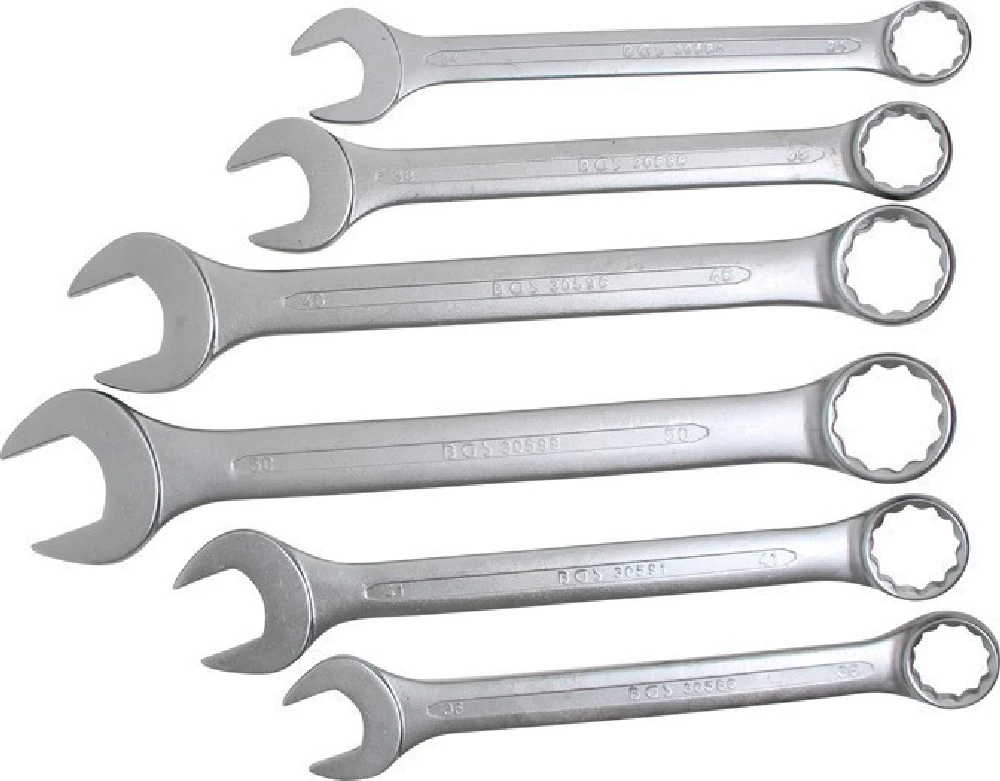 BGS Maul-Ringschlüssel-Satz | Extra Lang | SW 34 - 50 Mm | 6-tlg. – 32400 3 BGS Maul-Ringschlüssel-Satz | Extra Lang | SW 34 - 50 Mm | 6-tlg. – 32400