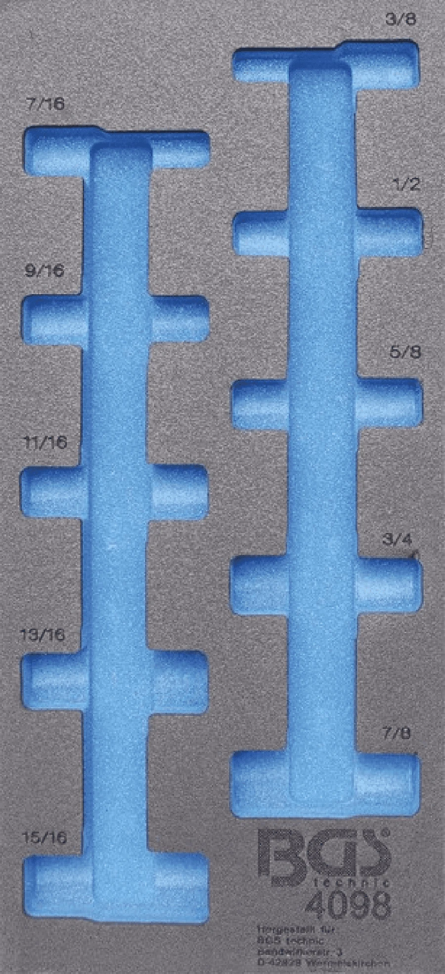 BGS Werkstattwageneinlage 1/3 | Leer | Für Art. 4098 – 4098-1 3 BGS Werkstattwageneinlage 1/3 | Leer | Für Art. 4098 – 4098-1