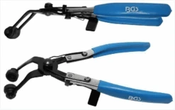 BGS Schlauchklemmenzange | Abgewinkelt | Mit Ratschenfunktion | 220 Mm – 477