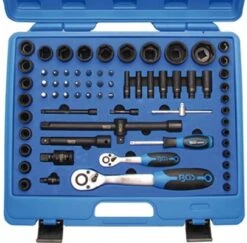 BGS Kraft-Steckschlüssel-Satz Sechskant | 6,3 Mm (1/4") + 12,5 Mm (1/2") | 69-tlg. – 5255 -Werkzeug Store 5255533be9e677b04