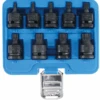 BGS Kraft-Bit-Einsatz-Satz | 12,5 Mm (1/2") | Innenvielzahn (für XZN) M4 - M16 | 9-tlg. – 5487