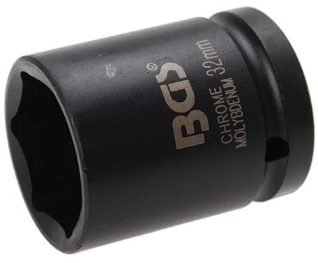 BGS Kraft-Steckschlüssel-Einsatz Sechskant | 20 Mm (3/4") | SW 32 Mm – 5632 4 BGS Kraft-Steckschlüssel-Einsatz Sechskant | 20 Mm (3/4") | SW 32 Mm – 5632 – Bild 2