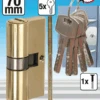 BGS DIY Messing-Schließzylinder | 70 Mm – 8093 2 BGS DIY Messing-Schließzylinder | 70 Mm – 8093 -Werkzeug Store 8093