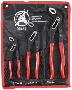 BGS DIY Wasserpumpenzangen-Satz | 175 / 250 / 300 Mm | 3-tlg. – 90457