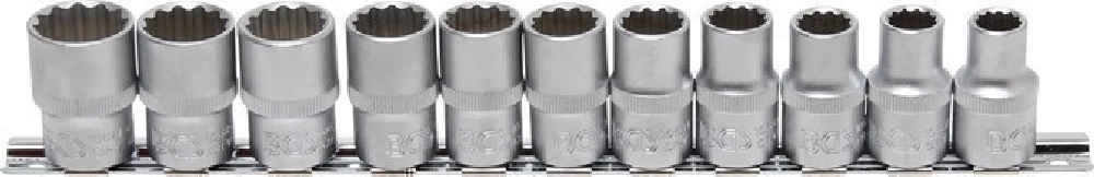 BGS Steckschlüssel-Einsatz-Satz, Zwölfkant | 12,5 Mm (1/2") | SW 10 - 21 Mm | 11-tlg. – 9107 4 BGS Steckschlüssel-Einsatz-Satz, Zwölfkant | 12,5 Mm (1/2") | SW 10 - 21 Mm | 11-tlg. – 9107 – Bild 2