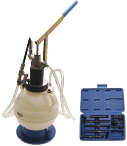 BGS Getriebeöl-Befüllgerät Mit Handpumpe | Mit Rücklaufsystem | Mit 8 Adaptern | 7 L – 9991 -Werkzeug Store 9991533bb28675726