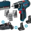 BOSCH Akku Bohrschrauber 12V-15 2x 4Ah 39tlg Zubehör Ladegerät Tasche 1 BOSCH Akku Bohrschrauber 12V-15 2x 4Ah 39tlg Zubehör Ladegerät Tasche -Werkzeug Store GSR12V 15 aktion