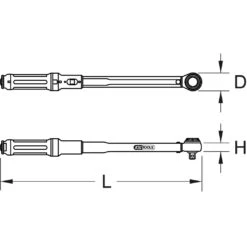 KS Tools 1/2" ERGOTORQUE®precision Quick-Lock Drehmomentschlüssel, 20-100Nm - 516.6042 -Werkzeug Store TECHZEI 516 14XX 12 95 SALL AQU V1622789f017ade