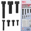 BGS Zylinderschrauben-Sortiment | Innensechskant | 106-tlg. – 14140 -Werkzeug Store bgs 14140