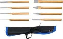 BGS Splintentreiber-Satz | 150 Mm | Inkl. Meißel + Körner | 8-tlg. – 1658 -Werkzeug Store bgs 1658 003