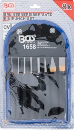 BGS Splintentreiber-Satz | 150 Mm | Inkl. Meißel + Körner | 8-tlg. – 1658 -Werkzeug Store bgs 1658 005