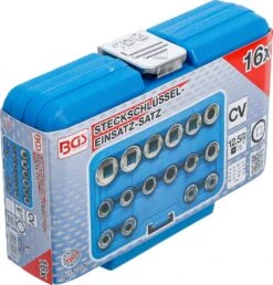 BGS Steckschlüssel-Einsatz-Satz Zwölfkant | 12,5 Mm (1/2") | SW 8 - 24 Mm | 16-tlg. – 2226 -Werkzeug Store bgs 2226 006