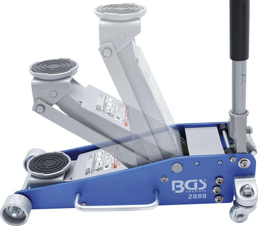 BGS 2889 Rangier-Wagenheber Hydraulisch Aluminium-Stahl-Konstruktion 2,5 T 5 BGS 2889 Rangier-Wagenheber Hydraulisch Aluminium-Stahl-Konstruktion 2,5 T – Bild 3