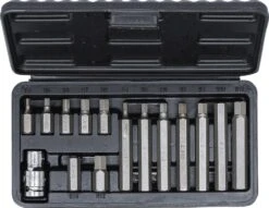 BGS DIY Bit-Satz | Antrieb Außensechskant 10 Mm (3/8") | 15-tlg. – 5070 -Werkzeug Store bgs 5070 003