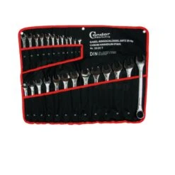 Condor 25-tlg. Maul-Ringschlüssel Satz Verchromt 6-32 Mm In Wickel-Tasche