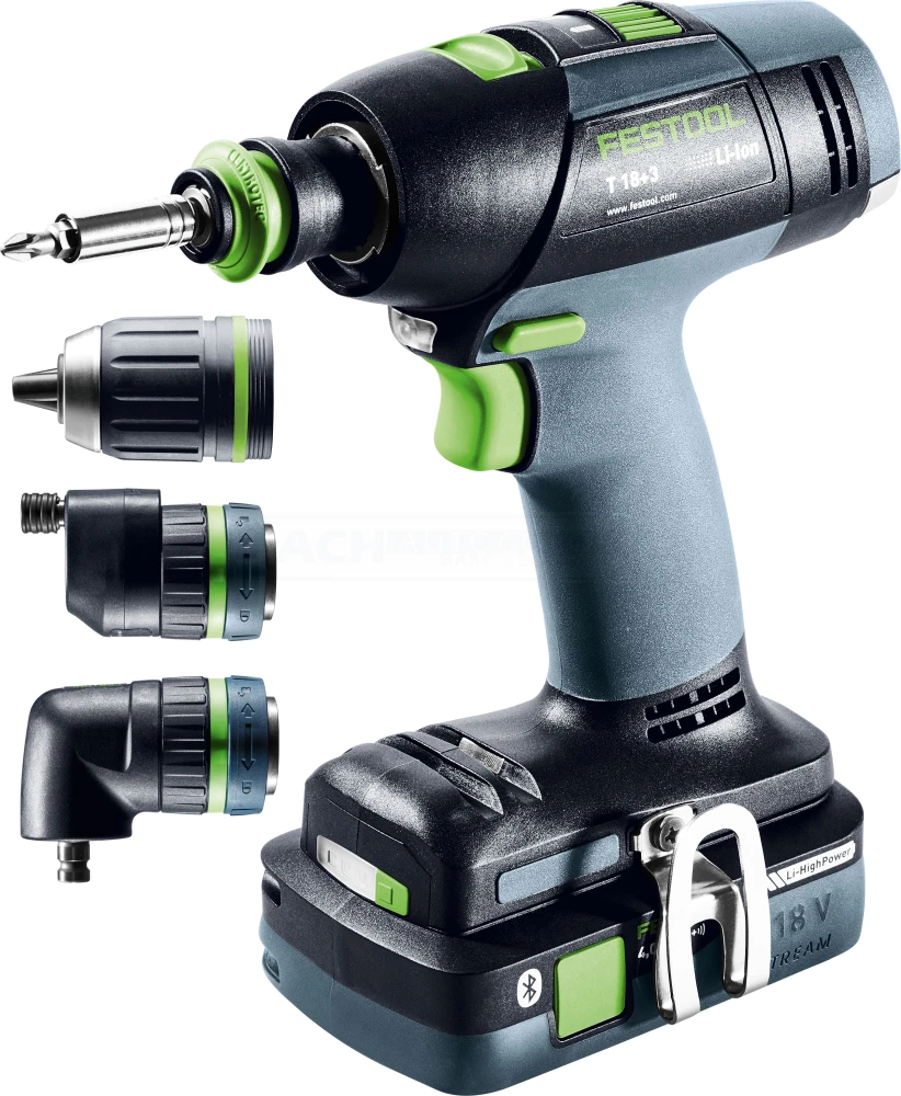 Festool Akku-Bohrschrauber T 18+3 HPC 4,0 I-Set - 576989 4 Festool Akku-Bohrschrauber T 18+3 HPC 4,0 I-Set - 576989 – Bild 2