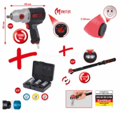 KS Tools Reifen-/Räder Aktionspaket 515.1210, 6-tlg. - 515.2025 -Werkzeug Store kstools 515 2025 001