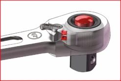 KS Tools 1/4" SlimPOWER Umschaltknarre,72 Zahn - 920.1490 -Werkzeug Store kstools 920 1490 005