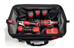 FLEX PACK Akku Bohrhammer Winkelschleifer Stichsäge 3x Akku LG + Tasche -Werkzeug Store z491365 03